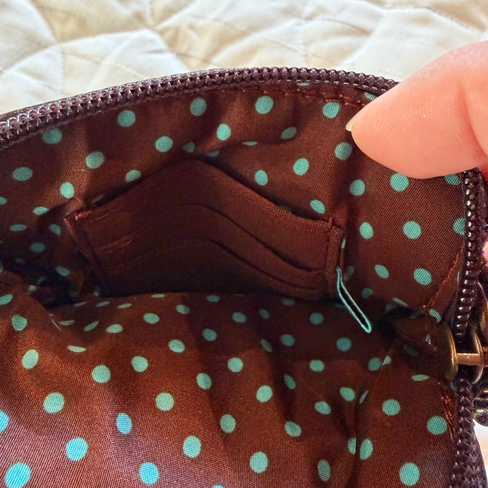 Chala Crossbody Bag with Tulip Design - Dark Brown and Multicolor - Picture 5 of 5